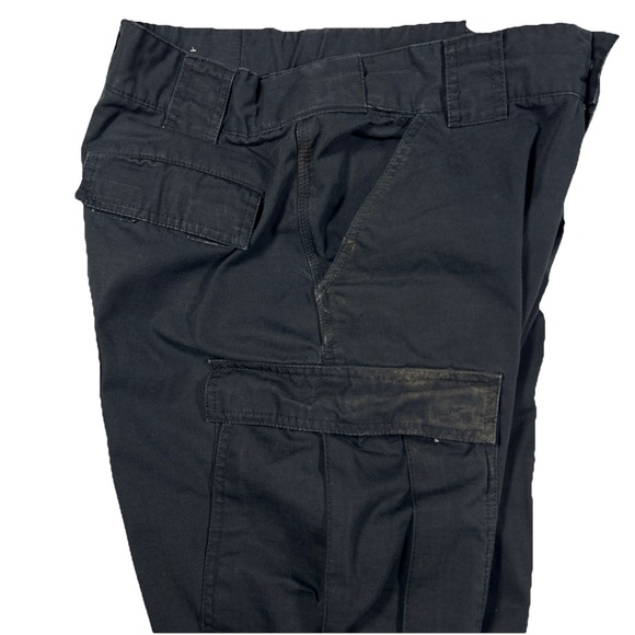 5.11 511 Tactical Cargo Pants Men M 31 1/2-35 Black Ripstop Work Style 74003 - Picture 6 of 7